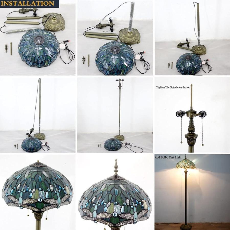 Tiffany Floor Lamp Base Only, For 1624 Inch Stained Glass Lampshade H 2021080317192700165u