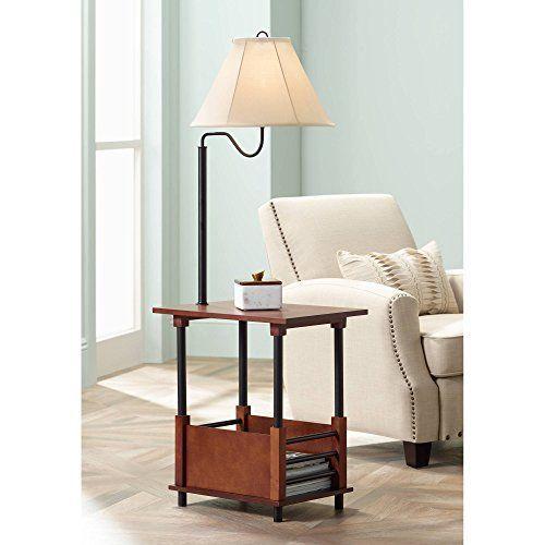 Marville Mission Floor Lamp with End Table Swing Arm Adjustable Farmho｜hal-proshop2｜06
