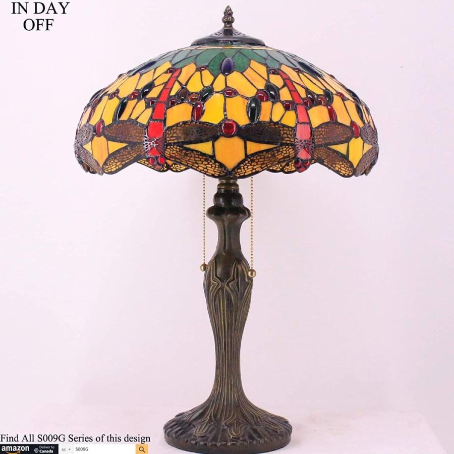 Tiffany Lamp Table Top Stained Glass Bedside Lamp Living Room Bedroom