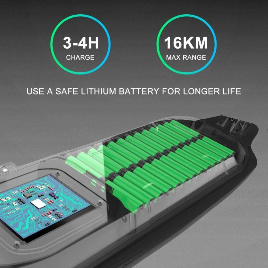 COOL&FUN Electric Skateboard with Remote Control， 400W Brushless Elect COOL&FUN Electric Skateboard with Remote Control， 400W Brushless Elect