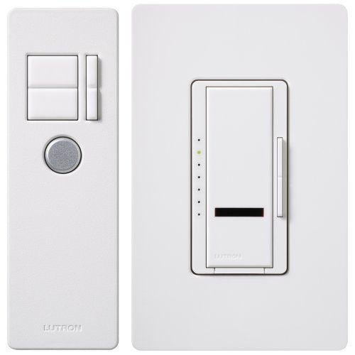 Lutron Maestro IR Dimmer Switch for Incandescent and Halogen Bulbs， Si