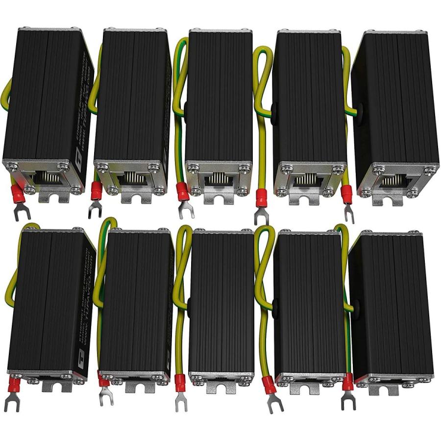 Ethernet Surge Protector (10 Pack) PoE+ Gigabit - Gas Discharge Tube f APC  ProtectNet standalone Surge protector