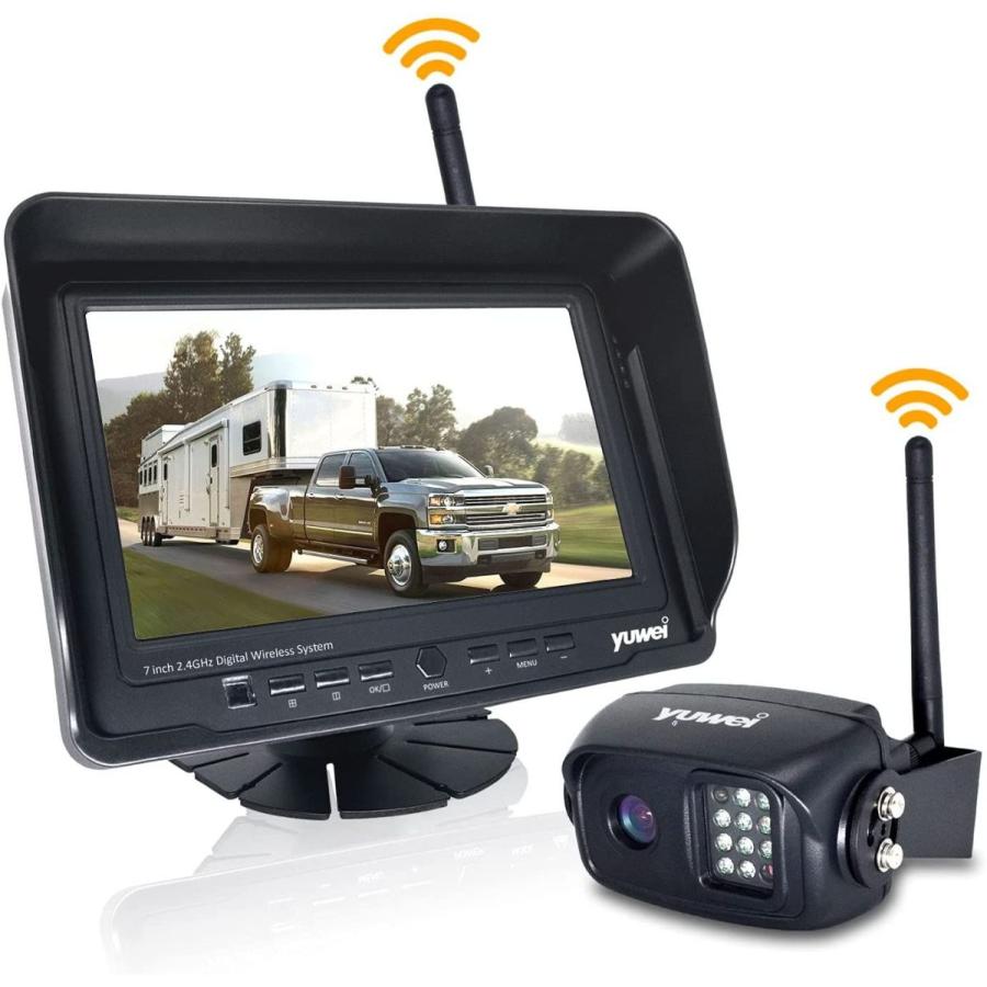 Digital Wireless Backup Camera System Kit, AHD1080P, Wireless Rear Vie