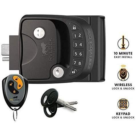 RVLock Key Fob and RH Compact Keyless Entry Keypad, RV/5th Wheel Lock タイヤカバー