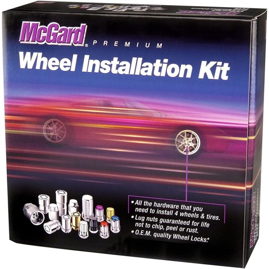 McGard　84527　Black　Seat　Installation　Wheel　Cone　Kit　(M14　X　1.5　Thread