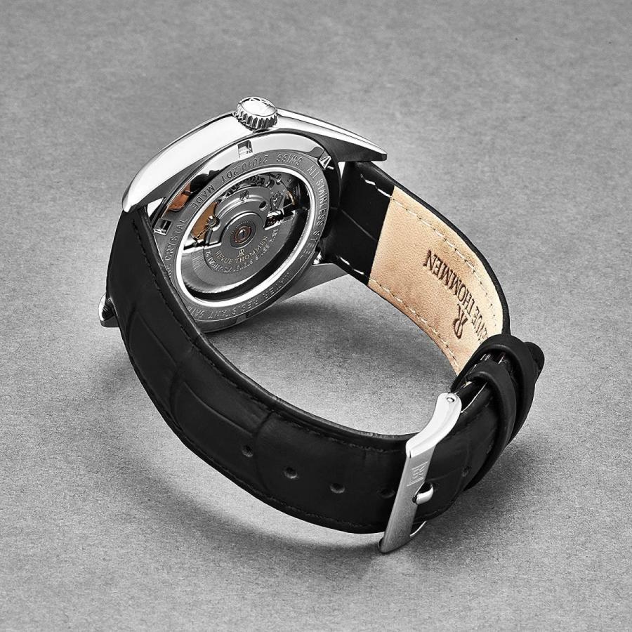 【早い者勝ち！】 Revue Thommen Mens Heritage Green Dial Black Leather Strap Automati 【EIM3155661859】(111403円)