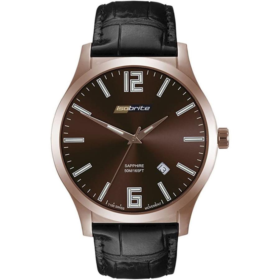 Isobrite ISO904 Grand Slimline Series Brown Dial Tritium Watch