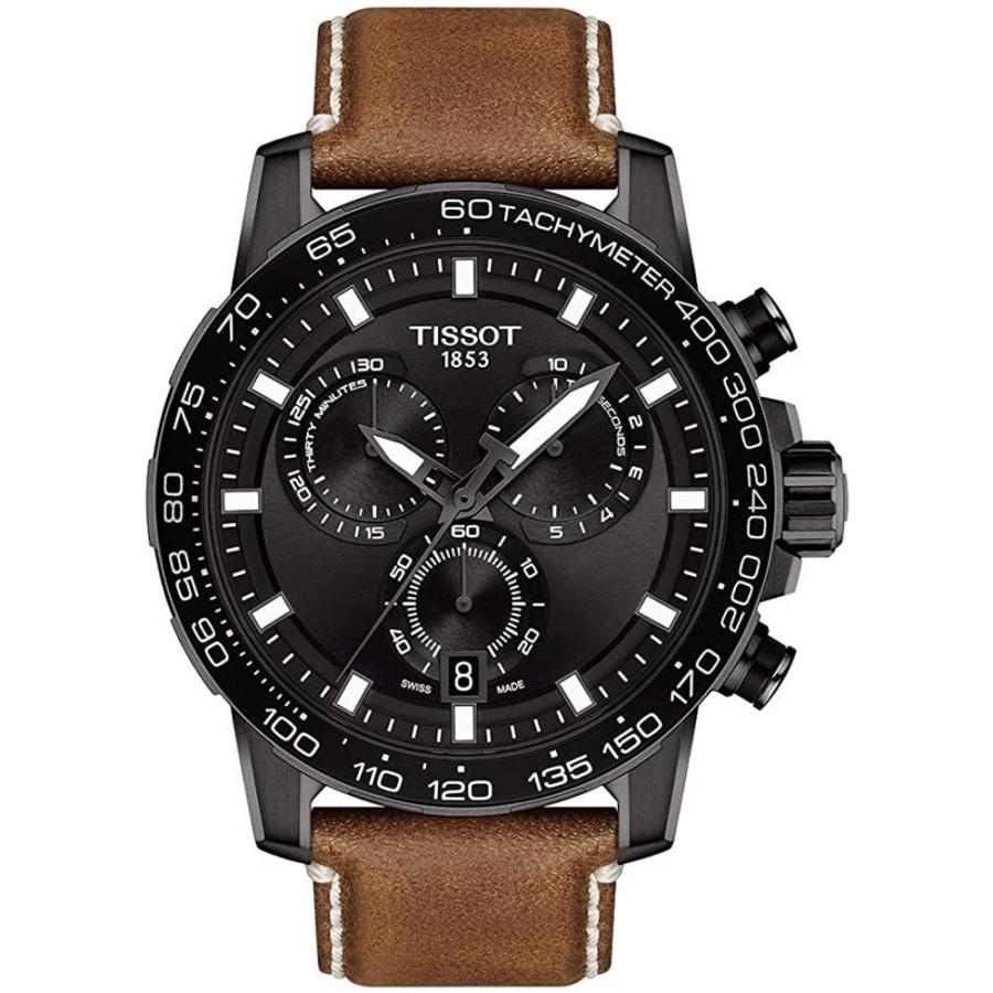 Tissot mens Supersport Stainless Steel Sport Watch Brown T125617360510 