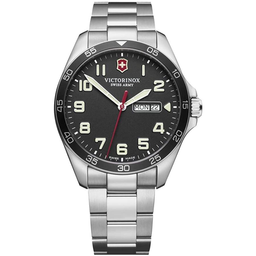 【売り切りお値下げ】 Victorinox Mens Fieldforce Analog Quartz Watch with Stainless Steel S 【AAA2304021136】(81338円)