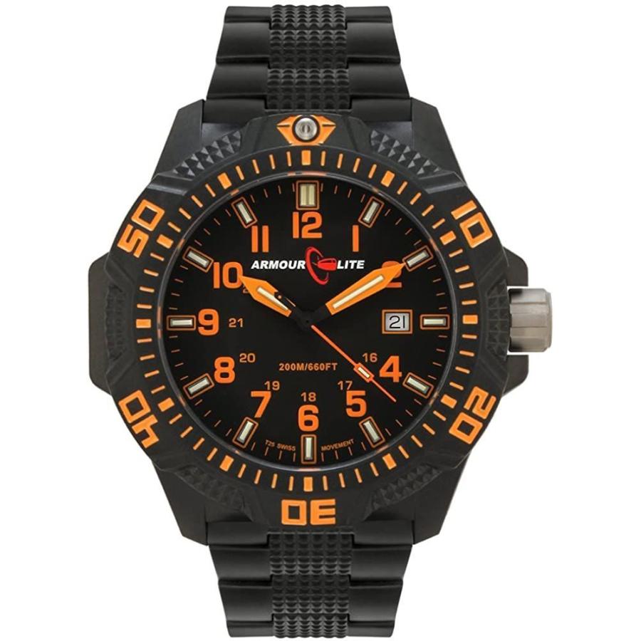 Armourlite Orange Caliber Series Tritium Polycarbon Watch Black Steel(87797円)