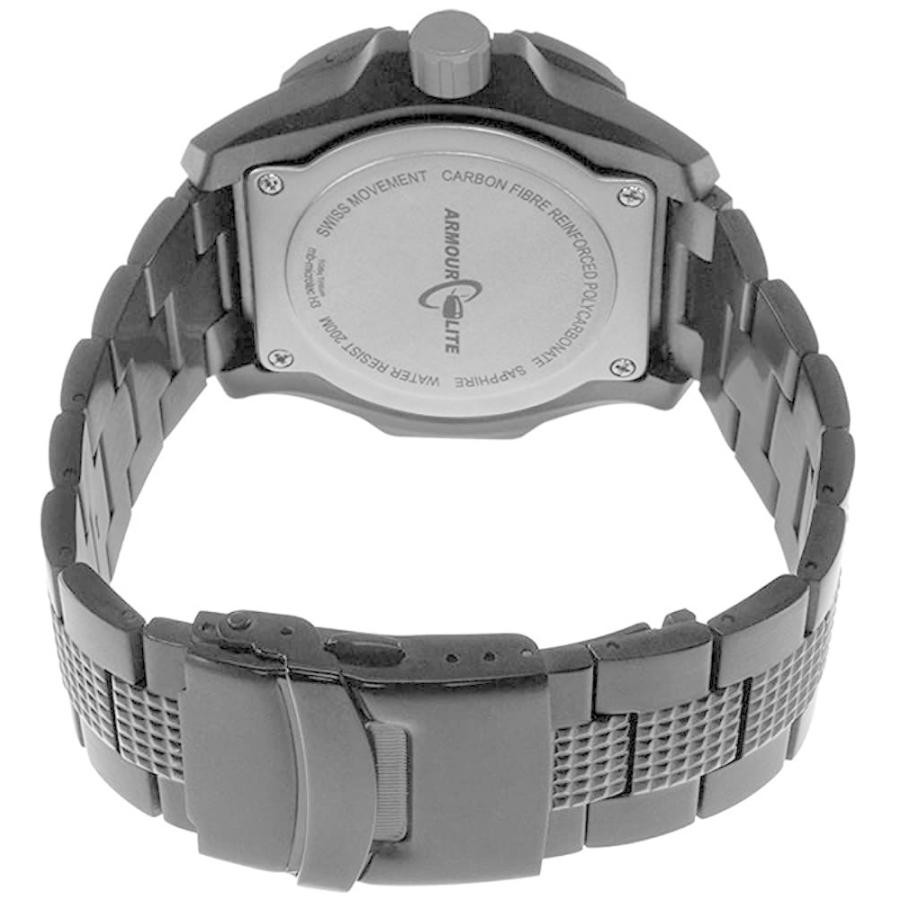 26【新品未使用】 Armourlite Orange Caliber Series Tritium Polycarbon Watch Black Steel 【ZYX2486980675】(87797円)