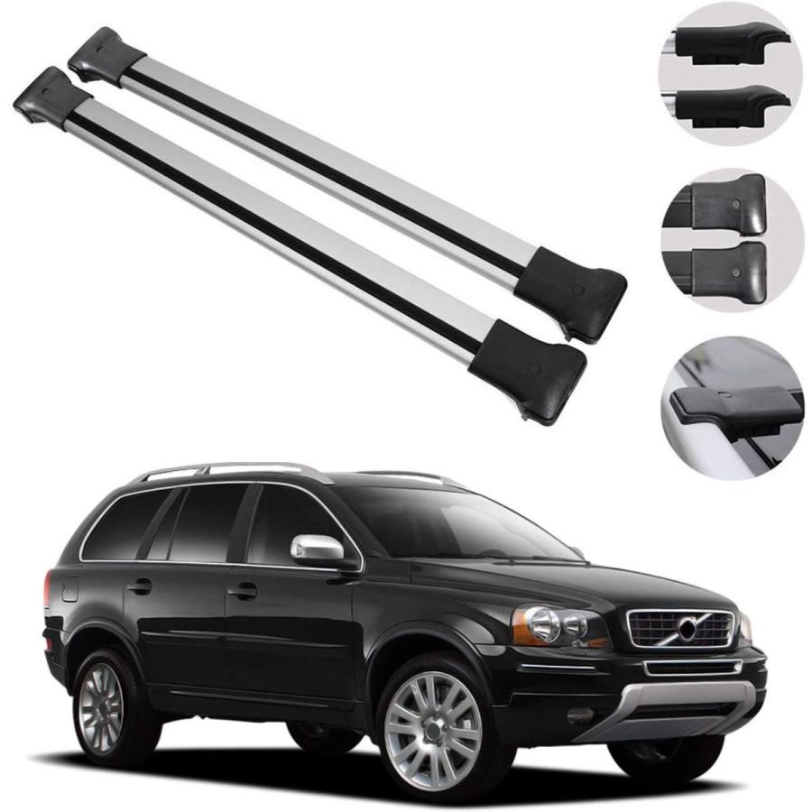 OMAC Roof Rack Cross Bars Luggage Carrier 2 Pcs Fits Volvo XC90 20032