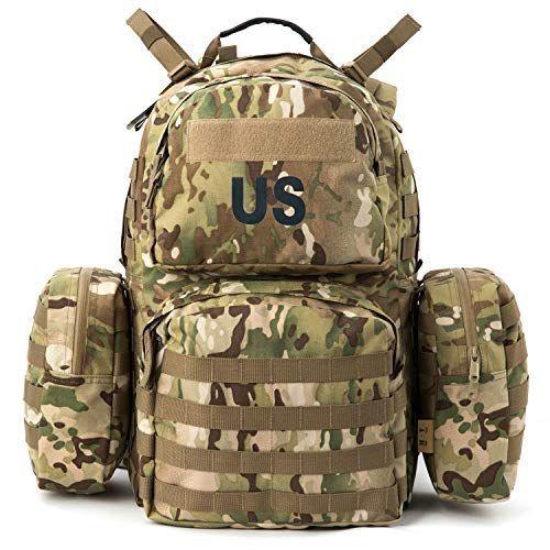 Military Army Backpack, MOLLE 2 Medium Rucksack with Shoulder Straps a