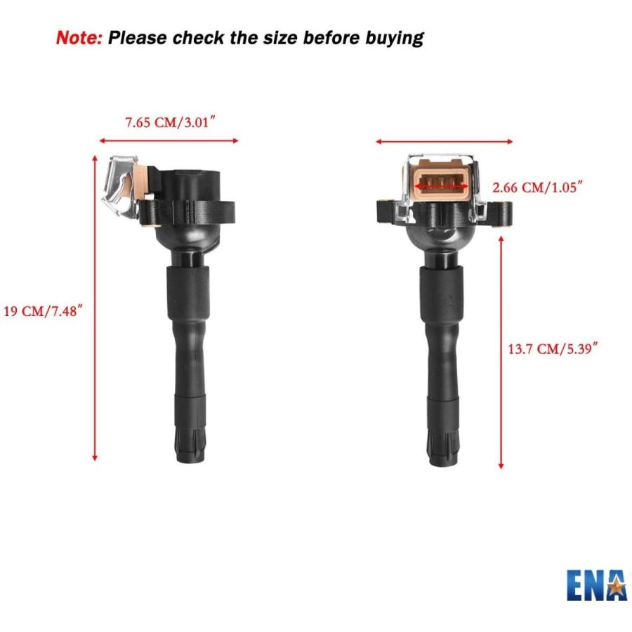 ENA Set of Ignition Coil Pack Compatible with BMW Bentley Land Rover