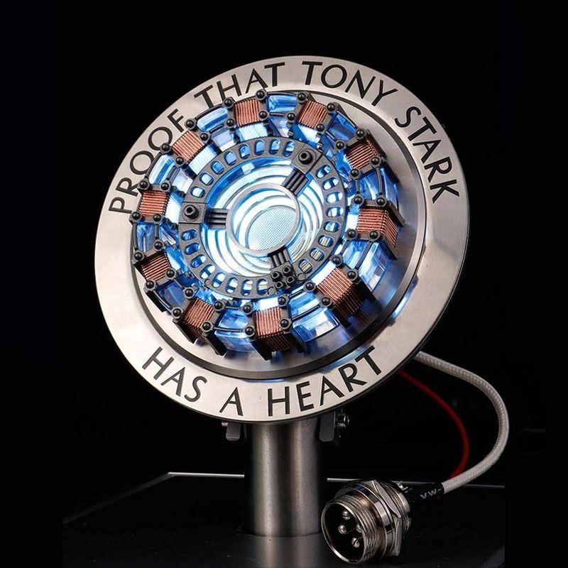 Lonyiabbi 1:1 Iron Man Arc Reactor MK1 Model LED Light Vibration Sensi｜hal-proshop2｜03