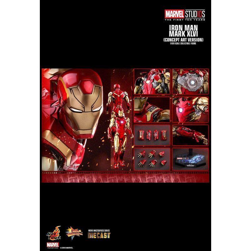 Hot Toys Iron Man Mark XLVI Diecast (Concept Art Version) (MMS489-D25)｜hal-proshop2｜07