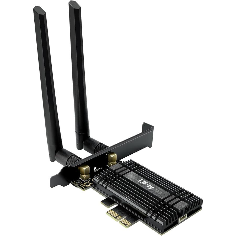 QFly WiFi 7 ネットワークカード 8774Mbps PCIe WiFi カード、Bluetooth 5.4、802.11 BE200 チップ｜hal-proshop2｜08