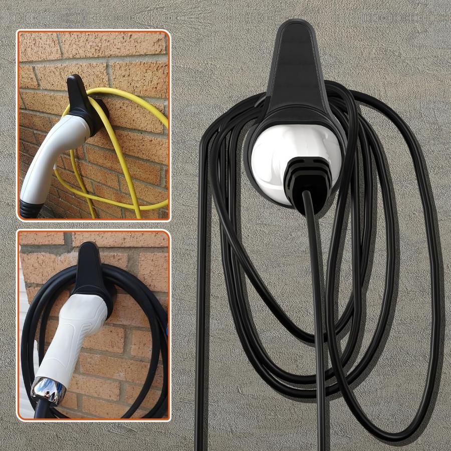 GEARZAAR Type 2 EV Cable Holder, Wall Mounted Organiser for Electric Car wi｜hal-proshop2｜09