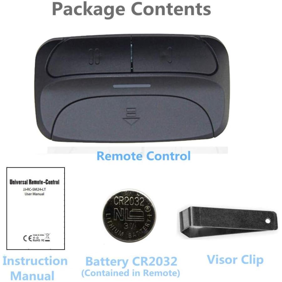 Universal Garage Door Opener Remote for Chamberlain/Liftmaster/Genie
