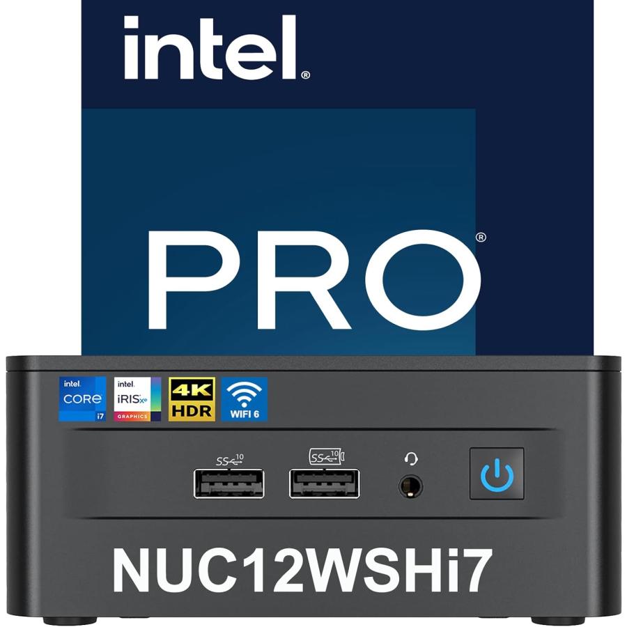 Intel NUC 12 Mini PC Kit NUC12WSHi7 (12-Core i7-1260P 16GB Intel NUC 12 Mini PC Kit NUC12WSHi7 (12-Core i7-1260P 16GB