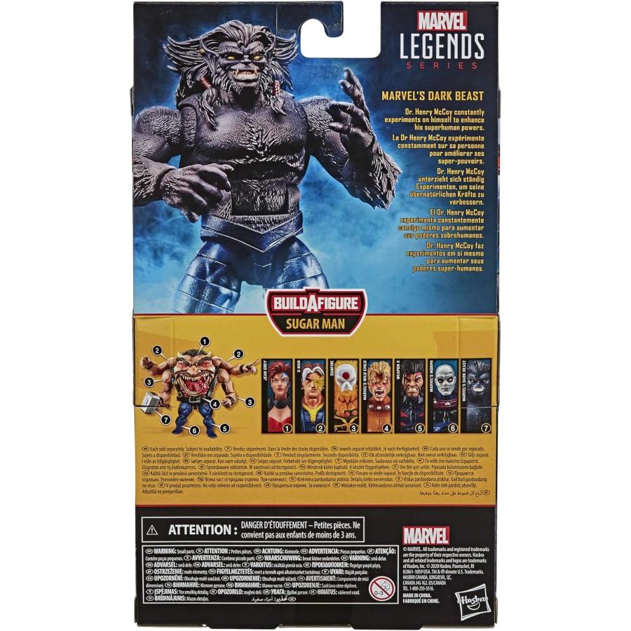 Marvel Hasbro Legends Series 6-inch Collectible Dark Beast Marvel Hasbro Legends Series 6-inch Collectible Dark Beast