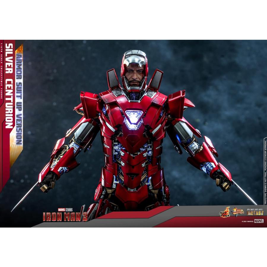 Hot Toys 1:6 Iron Man Mark XXXIII Armour Suit Up - Silver Hot Toys 1:6 Iron Man Mark XXXIII Armour Suit Up - Silver