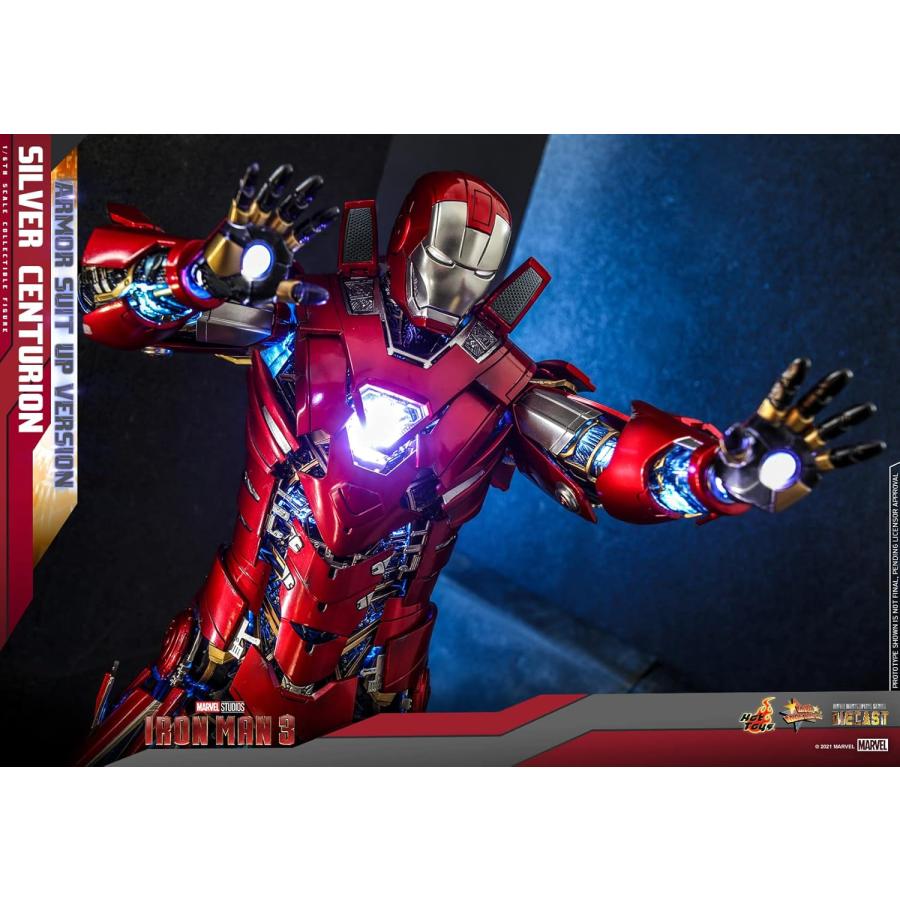 Hot Toys 1:6 Iron Man Mark XXXIII Armour Suit Up - Silver Hot Toys 1:6 Iron Man Mark XXXIII Armour Suit Up - Silver