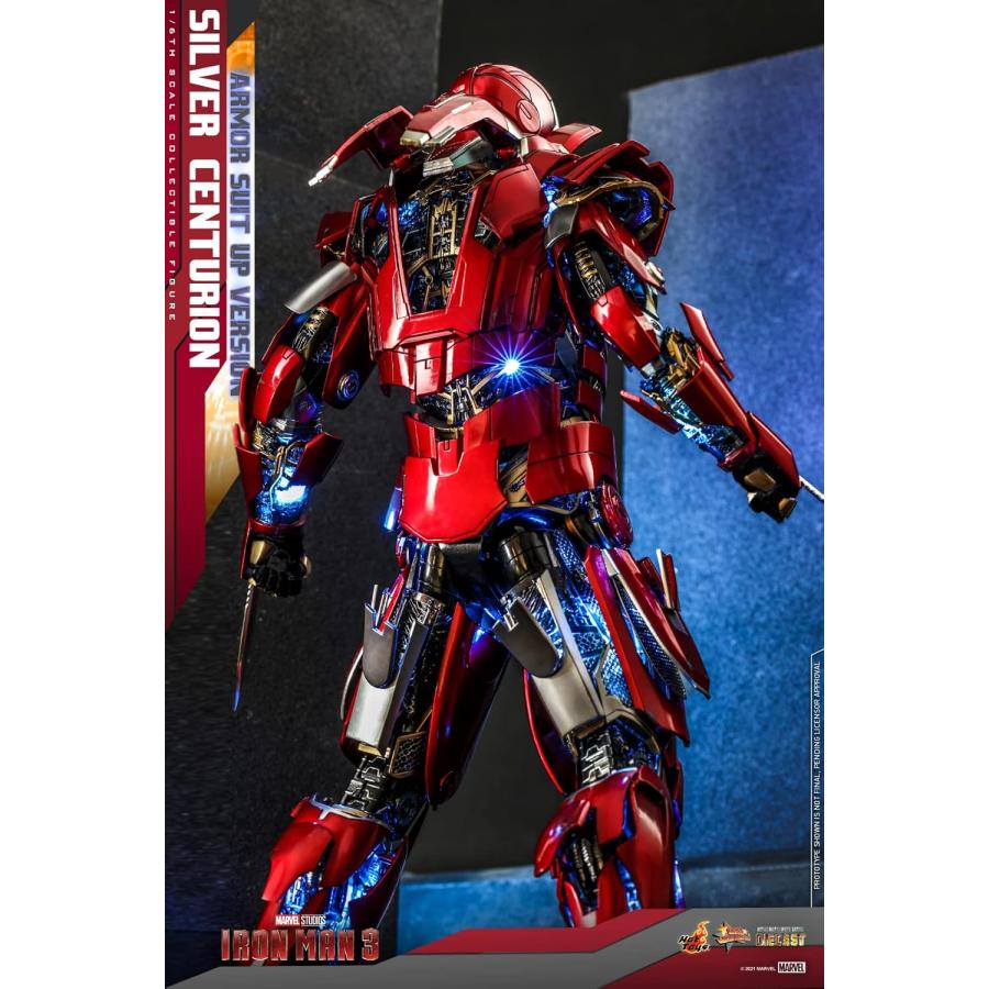 Hot Toys 1:6 Iron Man Mark XXXIII Armour Suit Up - Silver Hot Toys 1:6 Iron Man Mark XXXIII Armour Suit Up - Silver