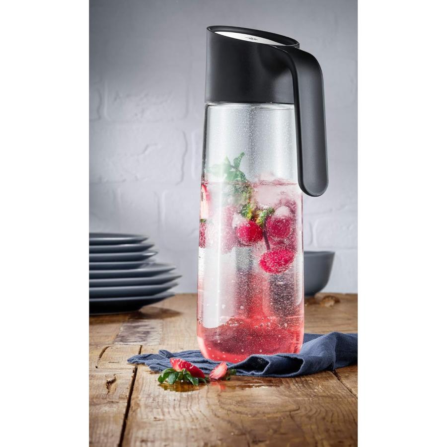 WMF Nuro ハンドル付き交換蓋 ウォーターカラフェ 1L ブラック用 : d 