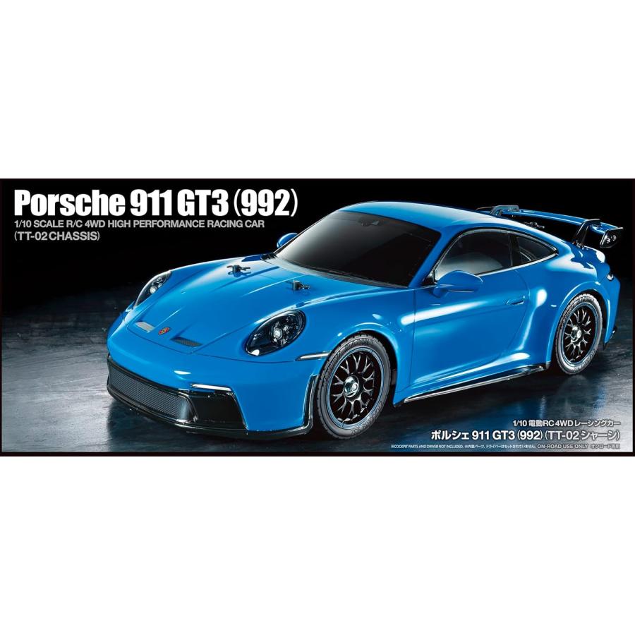 TAMIYA 58712 1:10 Porsche 911 GT3 (992) TT-02 Remote Control Car  