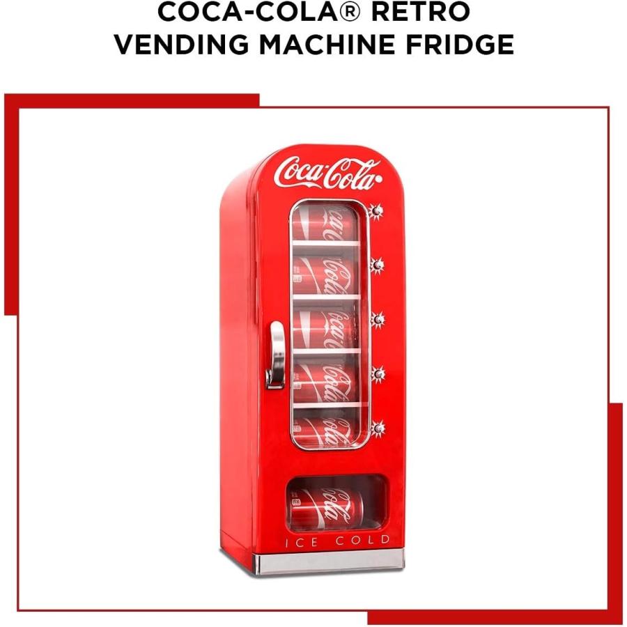 コカ・コーラ限定の新しいレトロミニ冷蔵庫自動販売機スタイル コカ・コーラ限定の新しいレトロミニ冷蔵庫自動販売機スタイル