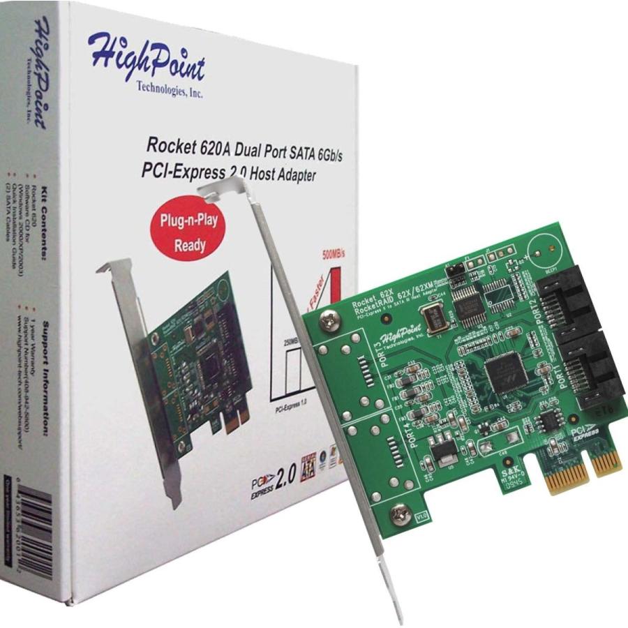 HighPoint 【SATA6Gb/sカード】 Rocket 620A　並行輸入品