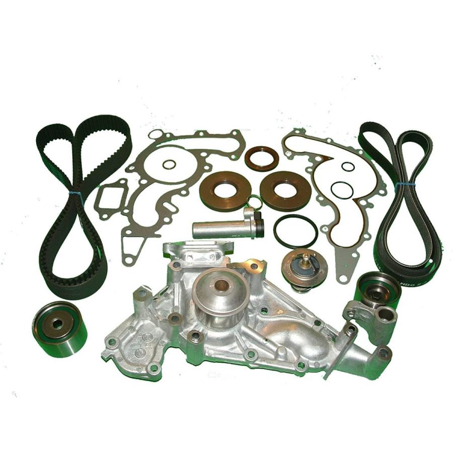 TBK タイミングベルトキット 交換用 トヨタ タンドラ 2000〜2006 4.7L V8 ウォーターポンプ ドライブ ベルト カムシャフトシール クランクシャフトシール テン
