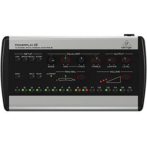 Behringer キューボックス 16ch リミッター 24bitのDAコンバーター 16プリセット保存可能 低レイテンシー P16-M　並行輸入品 楽器、手芸、コレクション その他楽器、手芸、コレクション