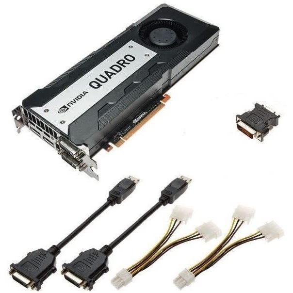Nvidia Quadro K6000 12GB GDDR5 PCIe 3.0 x16 GPU Kepler グラフィックス処理ユニット ビデオアダプター 900-52081-0050-000 699-52081-0500-200　並行輸入品