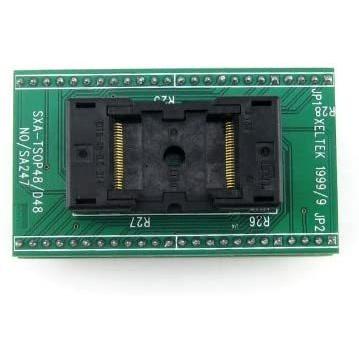 Waveshare TSOP48 TO DIP48 (B) TSSOP48 OTS-48-0.5-014 OR OTS-48-0.5-12 IC Test Socket Programming Adapter 0.5mm Pitch　並行輸入品