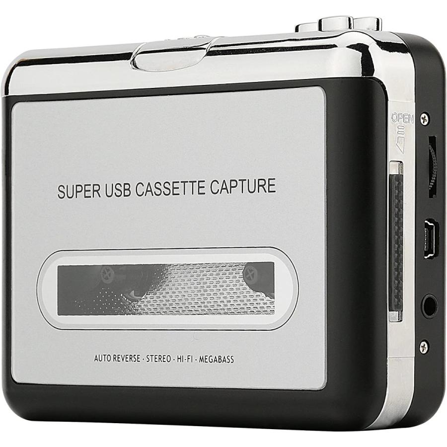 カセットテープUSB変換プレーヤー MP3コンバーター カセットテーププレーヤー