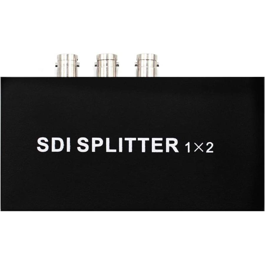 SDI スプリッター 1x2 マルチメディア 分岐 SDI エクステンダー 1 対 2 ポート アダプター 1080P TV ビデオ対応 プロジェクター モニター カメラ用　並行輸入品