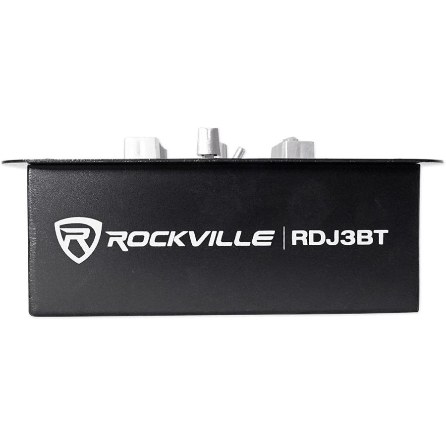 ロックビルrdj2 2チャンネルDJミキサーwith USB RDJ3BT　並行輸入品 2チャンネルDJミキサーwith USB