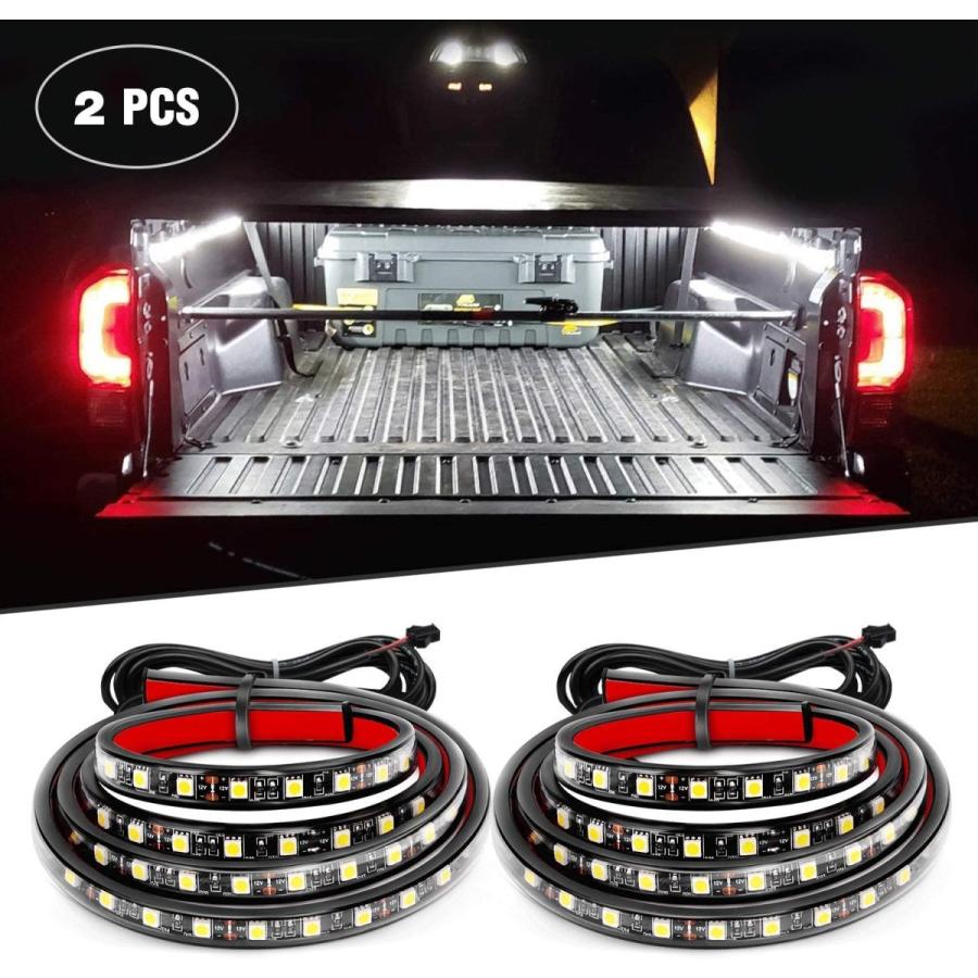 Nilight - TR-05 2PCS 60 Inch 180 LEDs Bed Strip Kit with