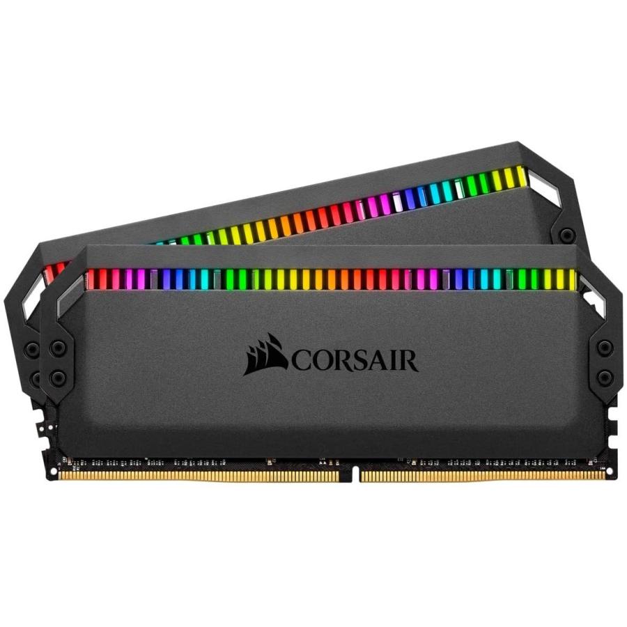 CORSAIR DDR4-3000MHz デスクトップPC用 メモリ DOMINATOR PLATINUM RGB シリーズ 16GB [8GB×2枚] CMT16GX4M2C3000C15　並行輸入品