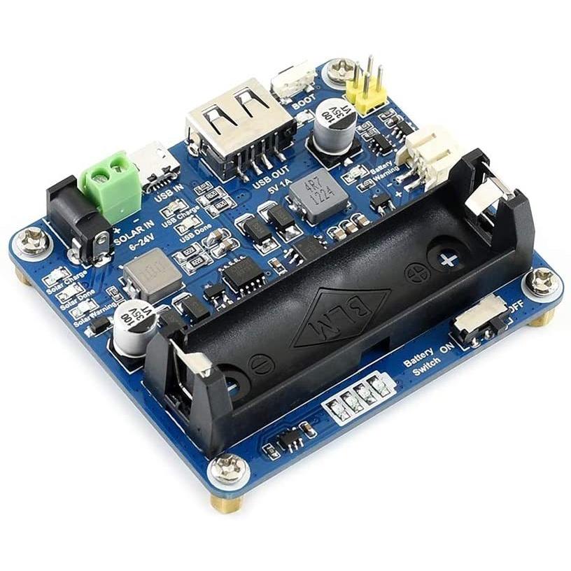 ソーラーパワーマネージャー (EN) 6V~24V ソーラーパネル電源管理モジュール 5V/1A規制出力をサポート ソーラー電源、低電力インターネットおよびその他のグリ(12360円)