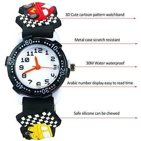 キッズウォッチ 男の子 女の子用 幼児用腕時計 デジタルアナログリスト防水腕時計 3Dかわいい漫画シリコンバンド 3〜10歳のお子様へのプレゼントに最適 small 0 男の子 女の子用 幼児用腕時計 デジタルアナログリスト防水腕時計 3Dかわいい漫画シリコンバンド 10歳のお子様へのプレゼントに最適 small Watch for