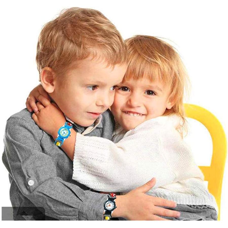 キッズウォッチ 男の子 女の子用 幼児用腕時計 デジタルアナログリスト防水腕時計 3Dかわいい漫画シリコンバンド 3〜10歳のお子様へのプレゼントに最適 small 0 男の子 女の子用 幼児用腕時計 デジタルアナログリスト防水腕時計 3Dかわいい漫画シリコンバンド 10歳のお子様へのプレゼントに最適 small Watch for