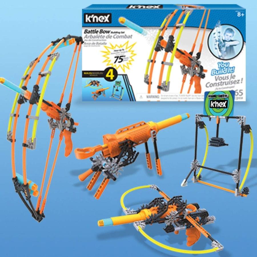 高級品市場 ケネックス(K'NEX) K-Force バトルボウビルドとブラストセット 15247　並行輸入品 知育玩具