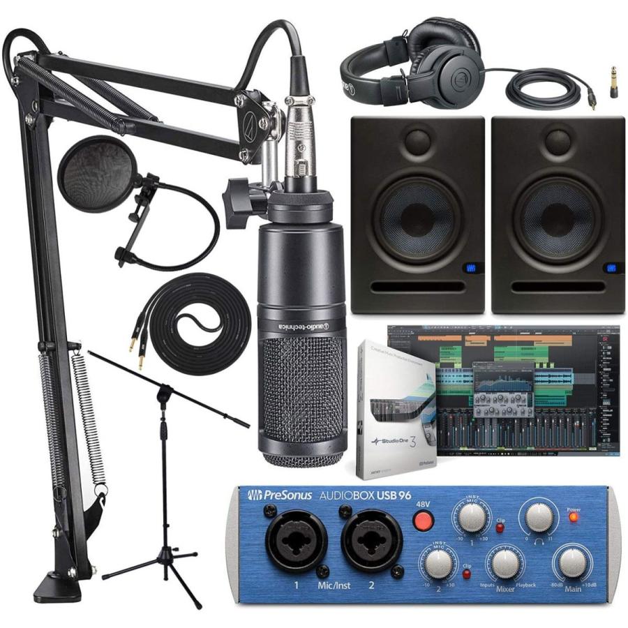 Audio AudioBox Technica AT2020PK Studio Microphone with with  HFAYB082TQ16K6Kならショッピング！ランキングや口コミも豊富なネット通販。更にお得なPayPay残高も！スマホアプリも充実で毎日どこからでも気になる商品をその場でお求めいただけます。楽器  手芸 ...