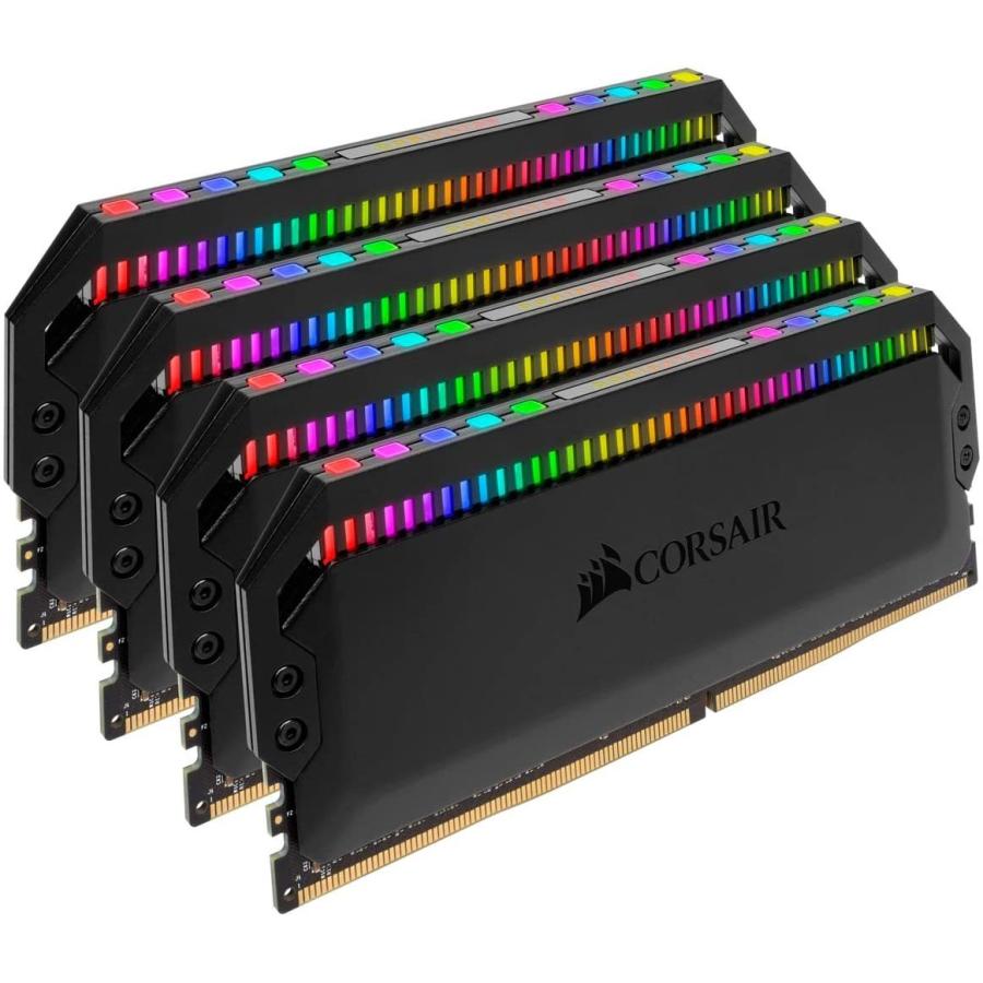 超可爱の CORSAIR DDR4-3600MHz [16GB×4枚]　並行輸入品 64GB シリーズ RGB PLATINUM DOMINATOR メモリ デスクトップPC用 その他周辺機器
