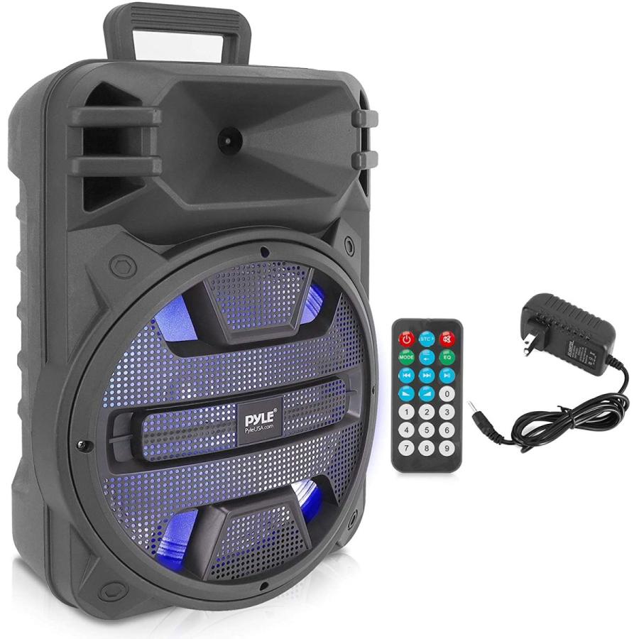 Portable Bluetooth PA Speaker System 800W Outdoor w/Microphone in Party  Lights USB SD Card Reader FM Radio 華麗