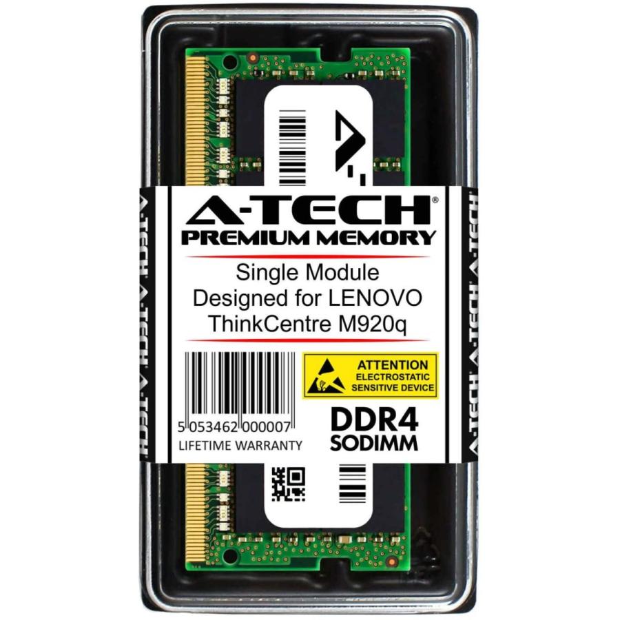 素晴らしい外見 SODIMM 2666 DDR4 | M920q ThinkCentre Lenovo for RAM 16GB A-Tech PC4-21300 Module　並行輸入品 Upgrade Memory 260-Pin 1.2V その他周辺機器