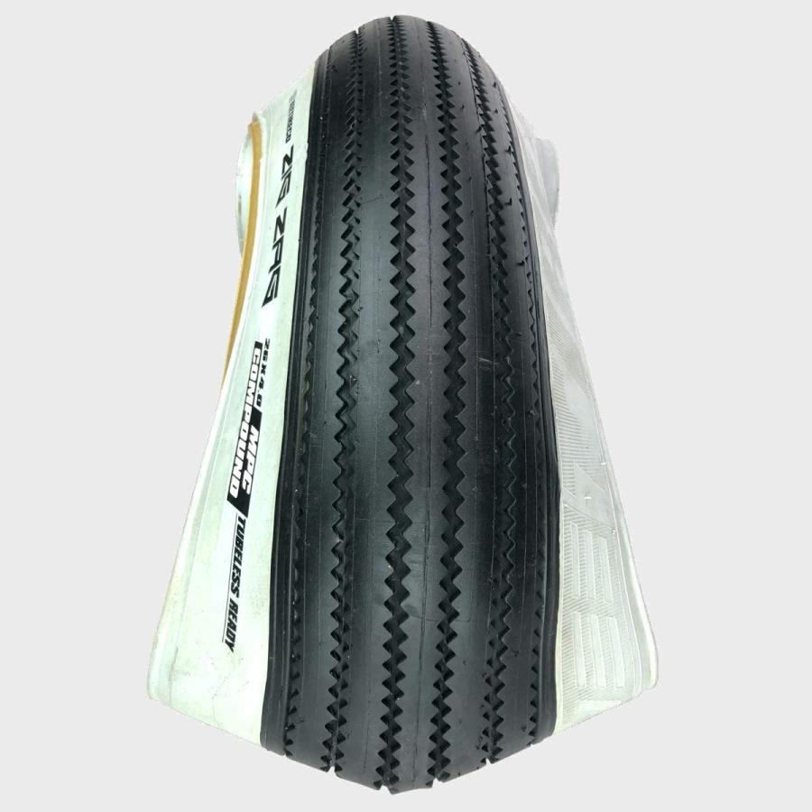 Pair of Vee Tire Zig Zag 26x4.0 White Wall Tire Folding Bead Multi Compound 26x4　並行輸入品｜hal-proshop3｜03